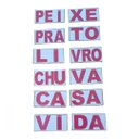 Ver imagem 6 de Alfabeto Silábico Educativos Pedagógicos Brinquedos Madeira Alfabetização Divertidos Criativos Educ