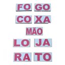 Ver imagem 2 de Alfabeto Silábico Educativos Pedagógicos Brinquedos Madeira Alfabetização Divertidos Criativos Educ