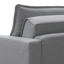Sofá Cama Retrátil e Reclinável 220cm Júlia Linho  - 11
