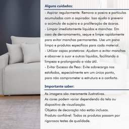Sofá Cama Retrátil e Reclinável 220cm Júlia Linho  - 13