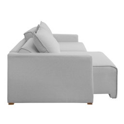 Sofá Cama Retrátil e Reclinável 220cm Júlia Linho  - 12