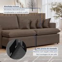 Ver imagem 7 de Sofá Retrátil 200cm Barcelona