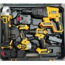 Ver imagem 2 de Kit Ferramentas Martelete + Parafusadeira + Lixadeira +