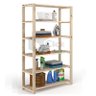 Arara De Madeira Design Estante C/ 6 Prateleiras Organizador AJB STORE MULTIUSO - 3