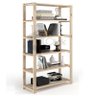 Arara De Madeira Design Estante C/ 6 Prateleiras Organizador AJB STORE MULTIUSO - 2