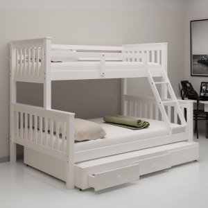 Beliche Casal/solteiro + Cama Auxiliar de Casal com Gavetas