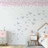 Papel de parede borboleta infantil para quarto de bebê M² PP85 - 5