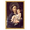 Ver imagem 1 de Quadro Santo Antônio de Pádua com Menino Jesus no Colo 60x40 em Azulejos