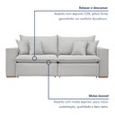 Ver imagem 6 de Sofá Retrátil 200cm Barcelona