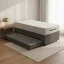 Ver imagem 2 de Cama Box Baú com Colchão de Molas Ensacadas Ortobom One Face Plenno Superpocket + Auxiliar de
