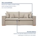 Ver imagem 4 de Sofá Retrátil 220cm Barcelona 