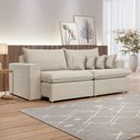 Ver imagem 1 de Sofá Retrátil 220cm Barcelona 