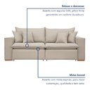 Ver imagem 6 de Sofá Retrátil 220cm Barcelona 