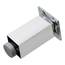 PE QUADRADO 38,1 X 100MM PRATA ALUMINIO - 1