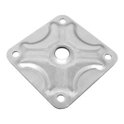 PE QUADRADO 38,1 X 100MM PRATA ALUMINIO - 3