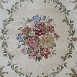 Tapete Antiderrapante Floral Jasmin 02 Bege 0,60x0,90m - 4