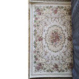 Tapete Antiderrapante Floral Jasmin 02 Bege 0,60x0,90m - 2