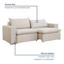 Ver imagem 2 de Sofá Retrátil 220cm Barcelona