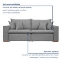 Ver imagem 4 de Sofá Retrátil 240cm Barcelona 
