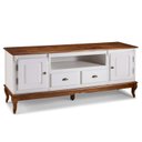 Ver imagem 5 de Rack para TV até 75 Polegadas 195cm 2 Portas 2 Gavetas Prateleira Interna Pés Luis Xv Hanover