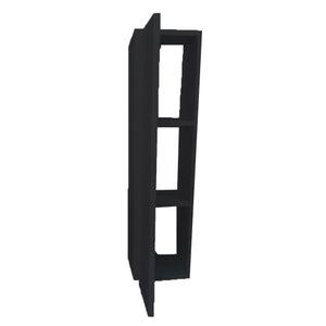 Armário Nicho Toalheiro Preto em Mdf 80cm [f031]