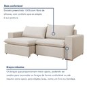 Ver imagem 5 de Sofá Retrátil 240cm Barcelona YesCasa