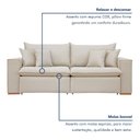 Ver imagem 6 de Sofá Retrátil 240cm Barcelona YesCasa