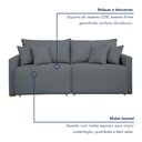 Ver imagem 7 de Sofá Cama Retrátil e Reclinável 200cm Júlia Veludo