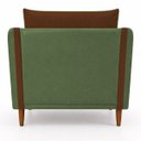 Ver imagem 5 de Poltrona Decorativa Aviv para Sala Escritório Recepção Luxo Linho Premium Easy Clean Corino Premium