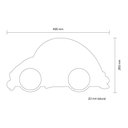 Ver imagem 4 de Luminária de Teto Plafon de Led Arandela Quarto Bebê Criança Carro Fusca Bivolt:branco Frio 6500k/11