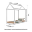 Ver imagem 7 de Cama Montessoriana Infantil Bambolê para Colchão 150x70cm Multimóveis Ex4010 Branco