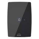 Ver imagem 1 de Interruptor Pulsador de Campainha Touch 1 Botão Preto Dometek Diamond 4x2