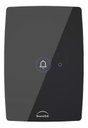 Ver imagem 1 de Interruptor Pulsador de Campainha Touch 1 Botão Preto Dometek Diamond 4x2