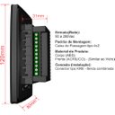 Ver imagem 3 de Interruptor Pulsador de Campainha Touch 1 Botão Preto Dometek Diamond 4x2