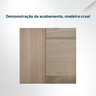 Folha de Porta Maciça 210x92cm Eucalipto Pm93 Seleta Cruzeiro Portas - 5