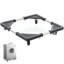 Ver imagem 1 de Suporte com Rodinhas Ajustavel de Geladeira Fogao Maquina de Lavar Eletromestico Base Antiderrapante