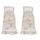 Ver imagem 1 de Kit 2 Unidades Refil Úmido Mop Esfregão Algodão 330g Cinta Ponta Loop / para Limpeza de Pisos com Al