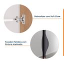 Ver imagem 5 de Guarda Roupas Modulado com Espelho 4 Portas com Cabideiro Hera CabeCasa MadeiraOriginals