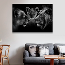 Ver imagem 2 de QUADRO DECORATIVO FAMILY IN BLACK -- BR ARTES Pequeno 60x40