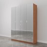 Guarda Roupas Modulado com Espelho 3 Portas com Cabideiro Hera CabeCasa MadeiraOriginals - 12