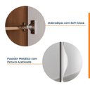 Ver imagem 5 de Guarda Roupas Modulado com Espelho 3 Portas com Cabideiro Hera CabeCasa MadeiraOriginals