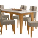 Ver imagem 2 de Mesa de Jantar Retangular 160cm Liz Poliman Móveis