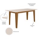 Ver imagem 3 de Mesa de Jantar Retangular 160cm Liz Poliman Móveis