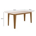 Ver imagem 4 de Mesa de Jantar Retangular 160cm Liz Poliman Móveis