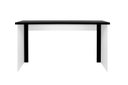 Ver imagem 3 de Mesa de Escritório de Canto 120x45 Cm Casavezi Branco com Preto