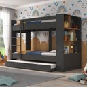 Ver imagem 1 de Treliche Infantil/Juvenil com Estante 2 Portas 6 Nichos Oliver