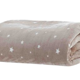 Cobertor/manta Casal Blanket Vintage Rose Star Kacyumara - 2