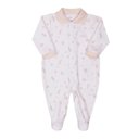 Ver imagem 1 de Macacão de Bebê Longo Plush Estampado Letut Ref:lt15744 Rn/g Off White-bege