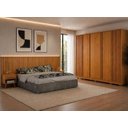 Ver imagem 2 de Dormitório Casal Ripado Completo Premium Arbo Design