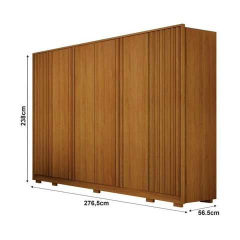 Dormitório Casal Ripado Completo Premium Arbo Design